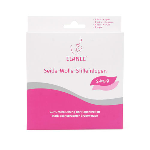 ELANEE® Stilleinlagen Seide-Wolle Ø12cm